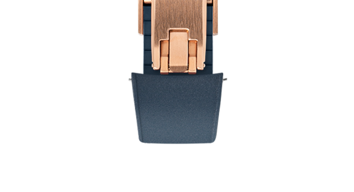 Navy CTS Rubber Strap for Ulysse Nardin Freak X