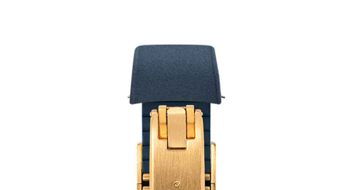 Navy CTS Rubber Strap for Ulysse Nardin Freak X