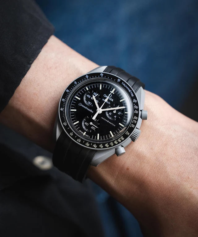Black Rubber Strap