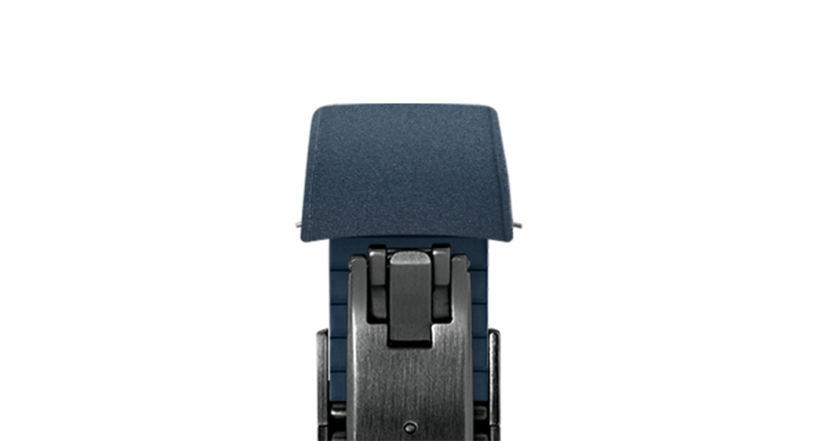 Navy CTS Rubber Strap for Ulysse Nardin Freak X