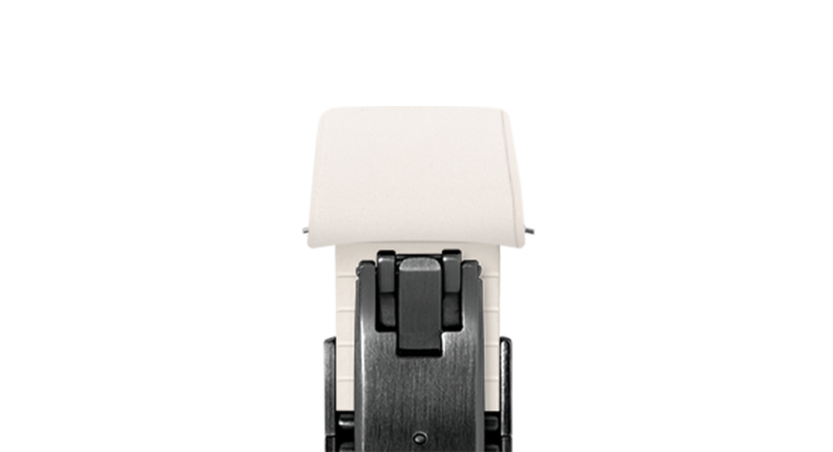 White CTS Rubber Strap for Ulysse Nardin Freak X