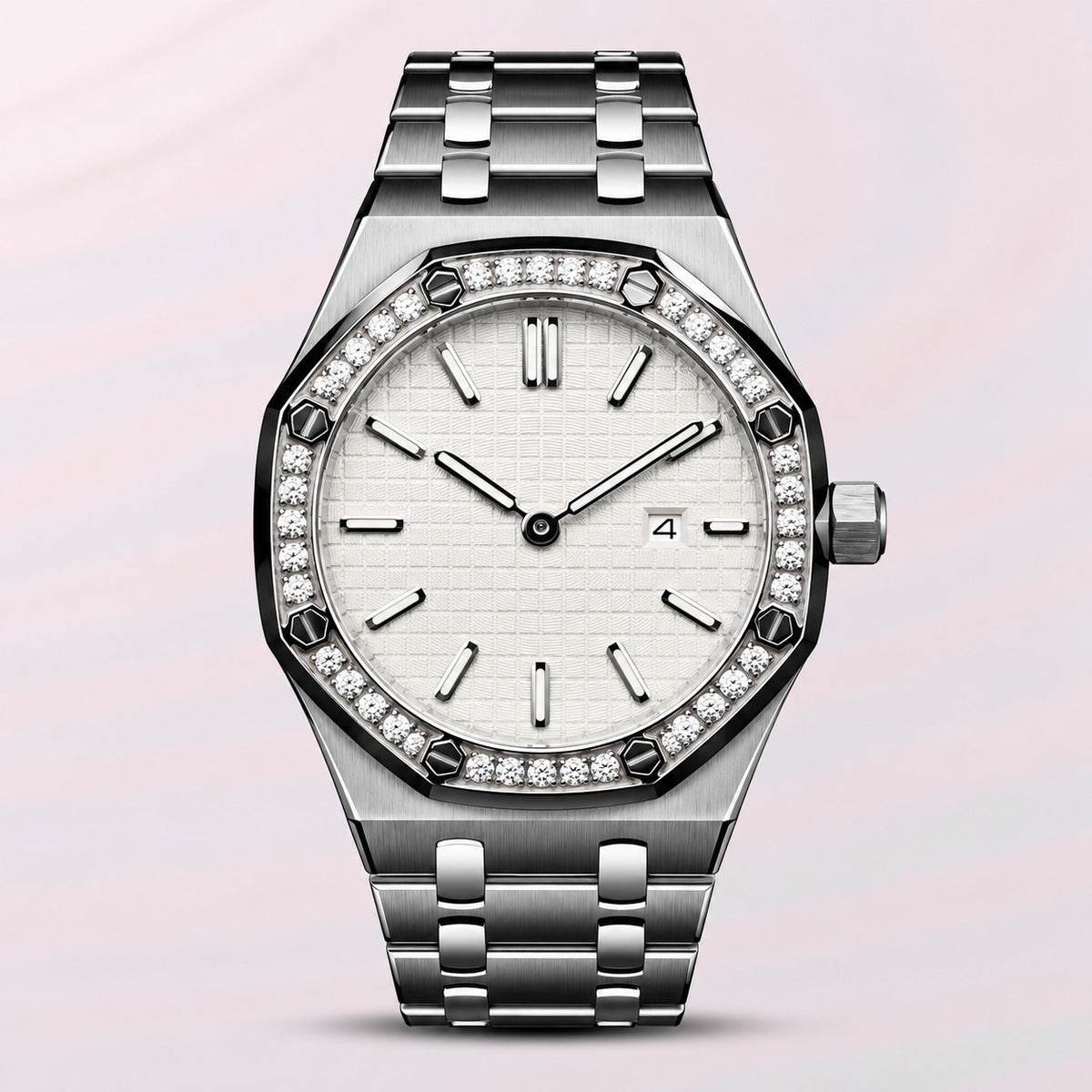 Ladies Seikoak Luxury Ice White Watch | 34mm