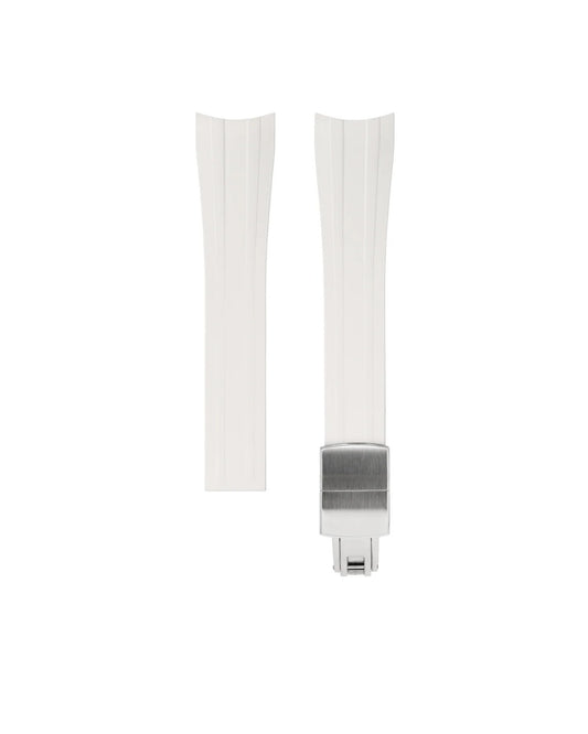White Rubber Strap