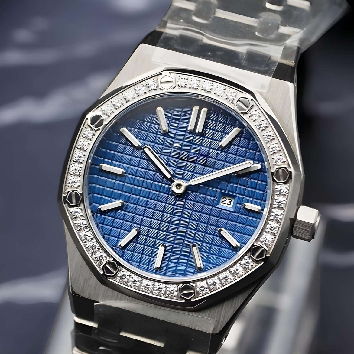 Ladies Seikoak Luxury Ice Blue Watch | 34mm
