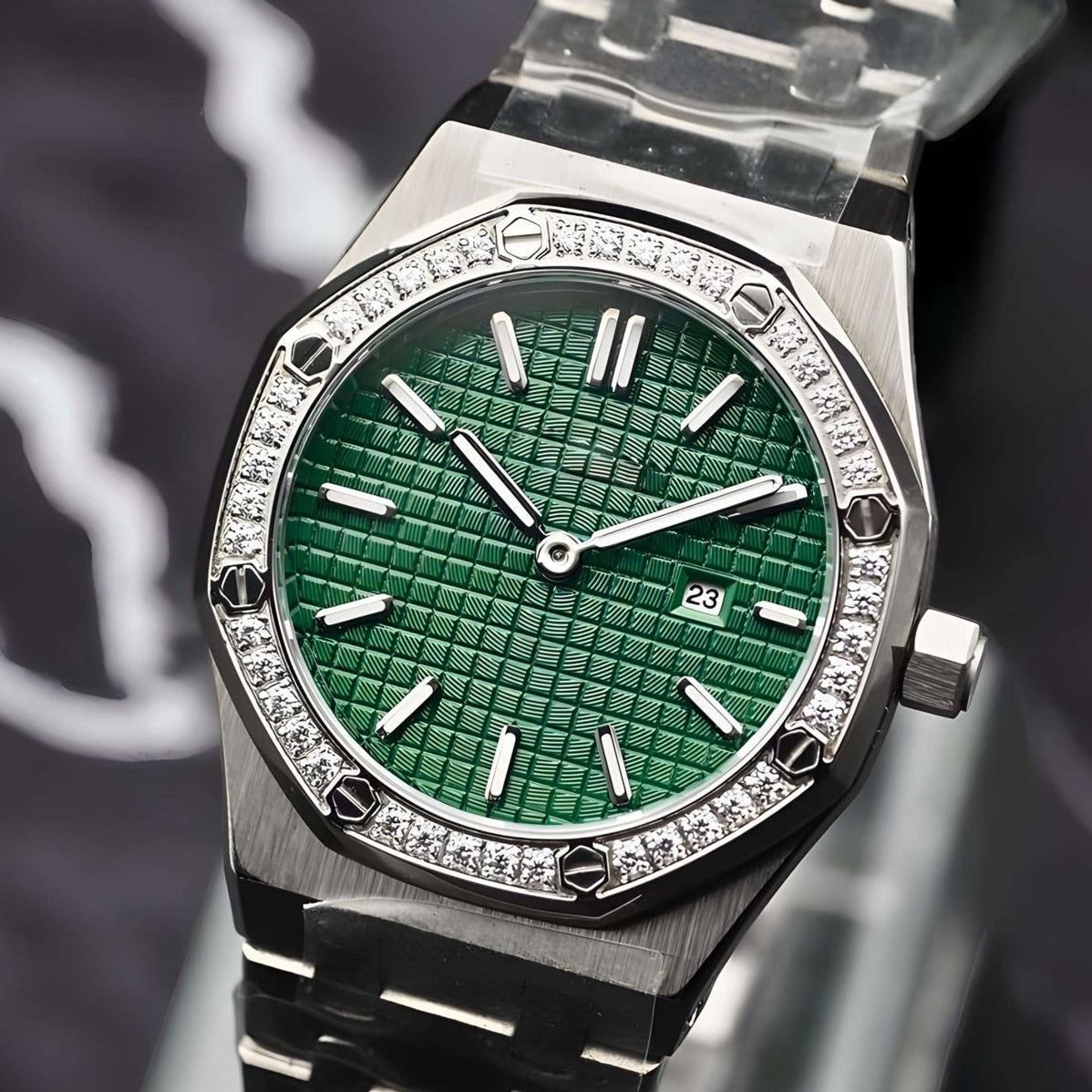 Ladies Seikoak Luxury Ice Green Watch | 34mm