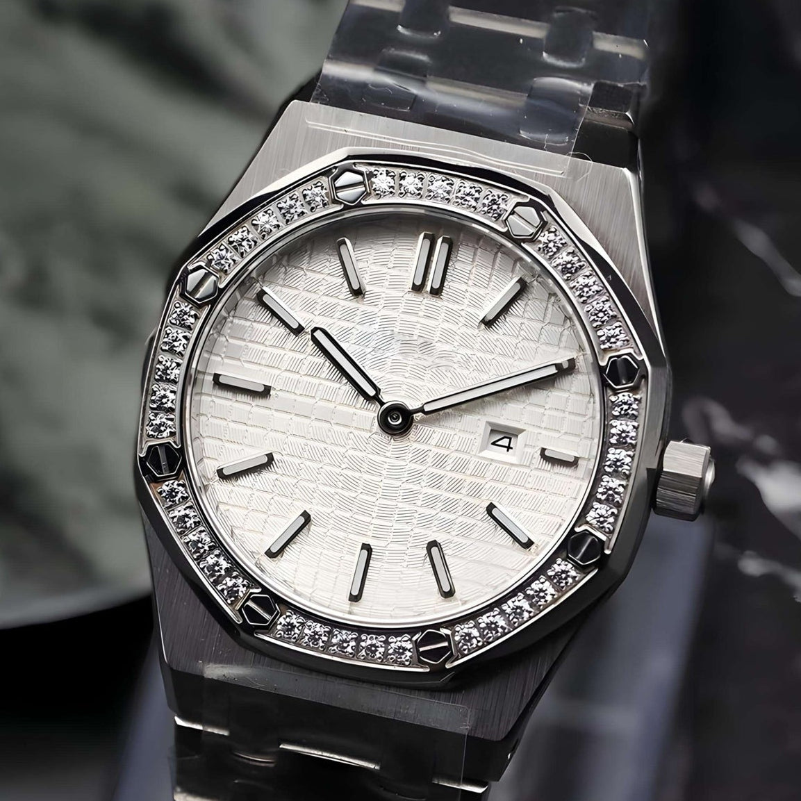 Ladies Seikoak Luxury Ice White Watch | 34mm